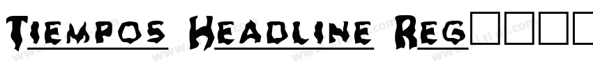 Tiempos Headline Reg字体转换